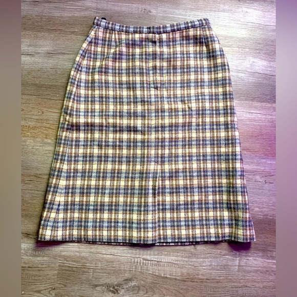 VTG Pendleton Knockabouts Plaid Skirt Pleated Skirt Multi Color Layered Size M L - Picture 1 of 11